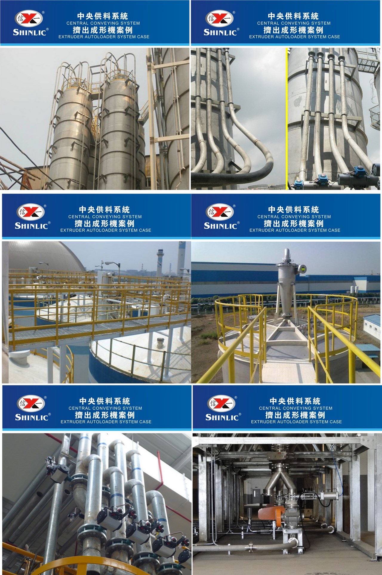 中央供料系統(tǒng) — 大型擠出成形機案例